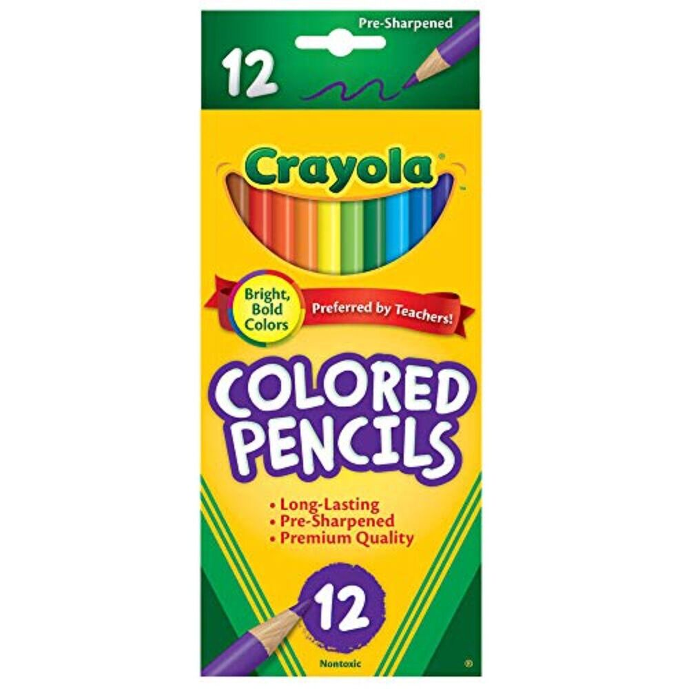 Crayola 12-Count Colored Pencils (68-4012) — 2 pack